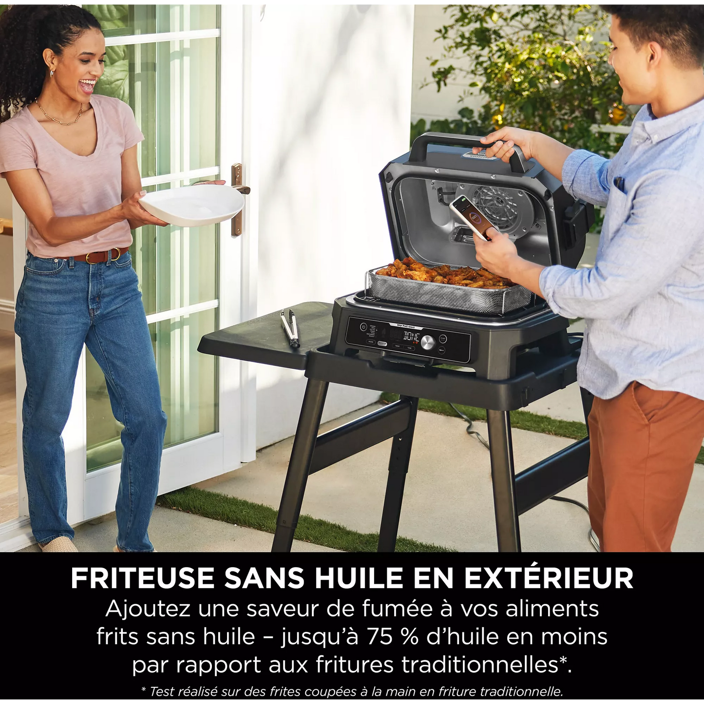 Barbecue électrique et fumoir Ninja Woodfire Pro Connect XL