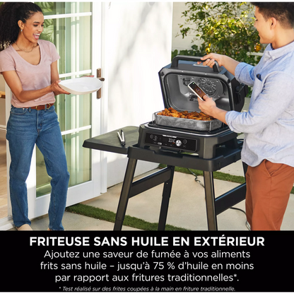 Barbecue électrique et fumoir Ninja Woodfire Pro Connect XL