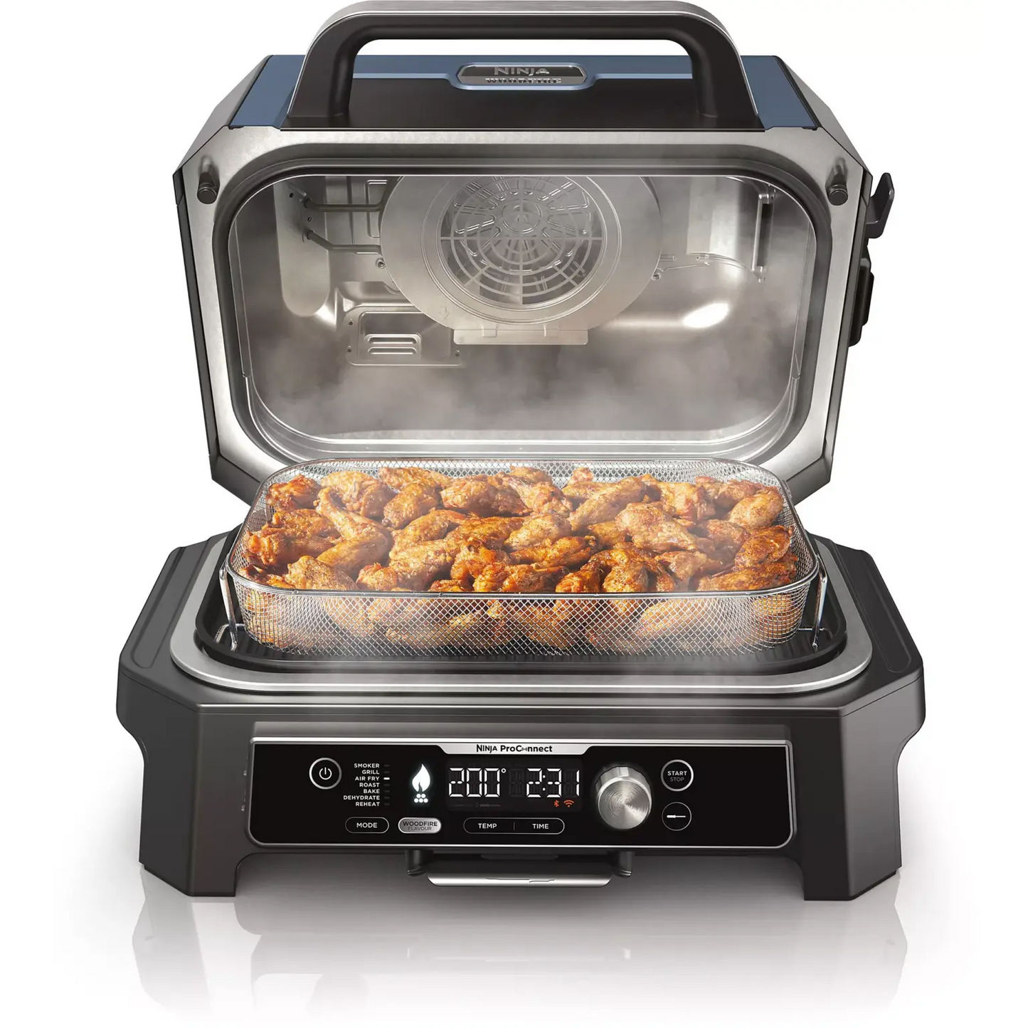 Barbecue électrique et fumoir Ninja Woodfire Pro Connect XL